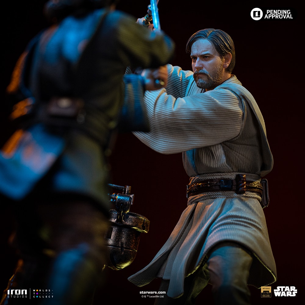 Star Wars Anakin vs Obi-Wan Deluxe 1:10 Scale Statue  (Prototype Shown) View 5