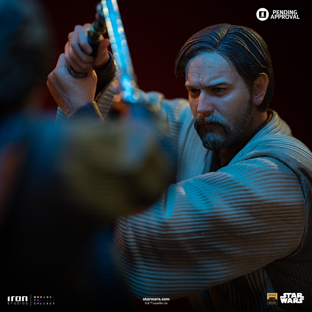 Star Wars Anakin vs Obi-Wan Deluxe 1:10 Scale Statue  (Prototype Shown) View 7