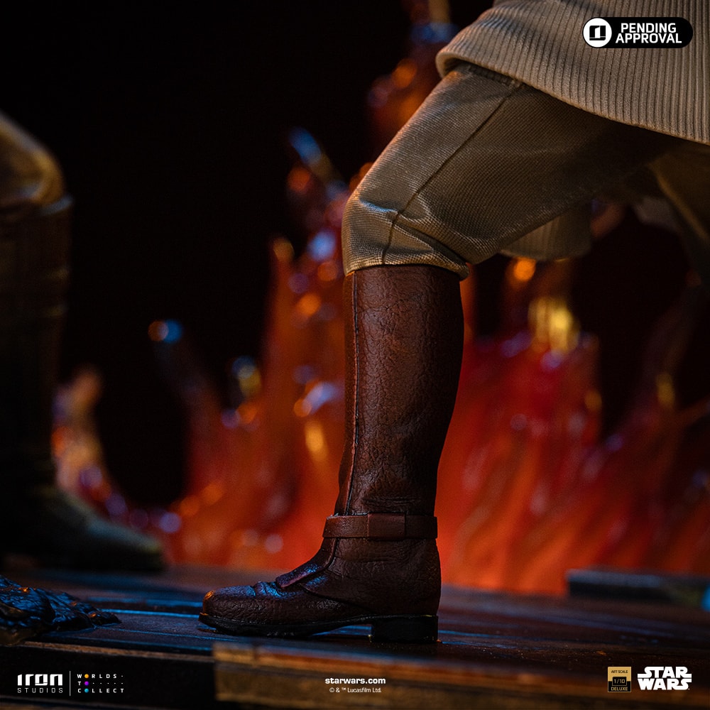 Star Wars Anakin vs Obi-Wan Deluxe 1:10 Scale Statue  (Prototype Shown) View 10