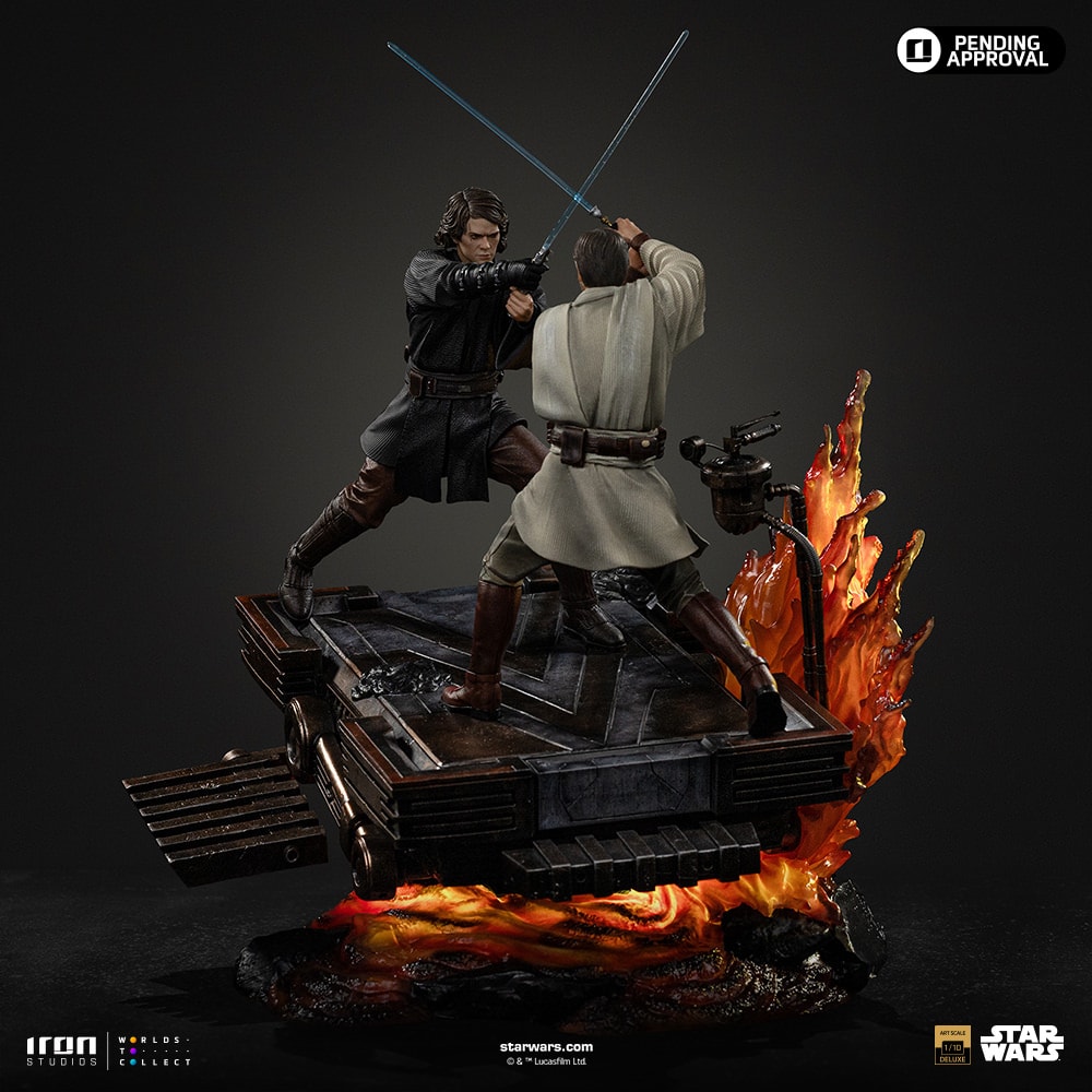 Star Wars Anakin vs Obi-Wan Deluxe 1:10 Scale Statue  (Prototype Shown) View 13