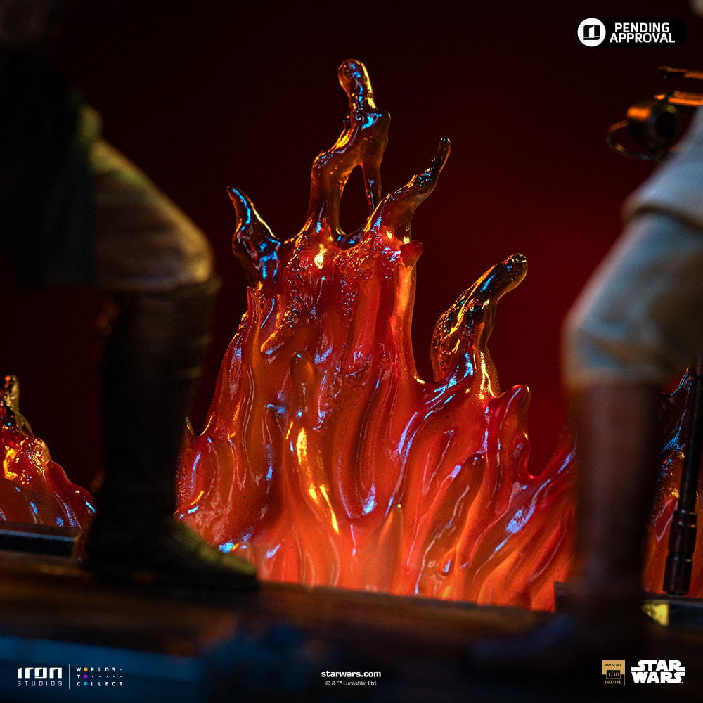 Star Wars Anakin vs Obi-Wan Deluxe 1:10 Scale Statue  (Prototype Shown) View 15