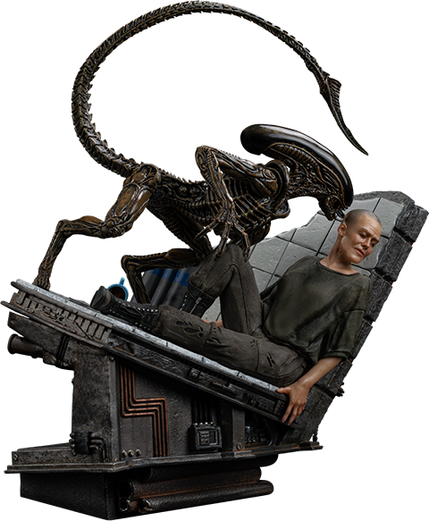 Alien 3 Ellen Ripley and Dog Alien 1:10 Scale Statue  (Prototype Shown) View 13
