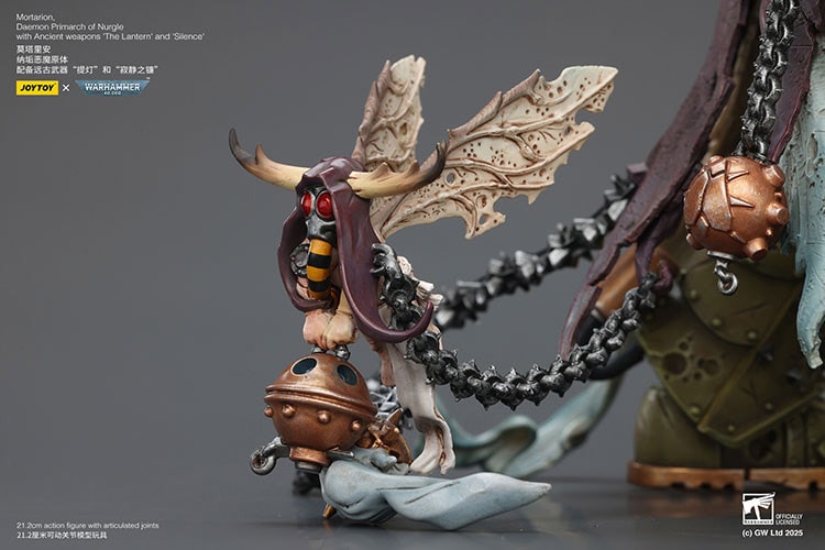 Warhammer 40K Mortarion - Daemon Primarch of Nurgle Action Figure  (Prototype Shown) View 12