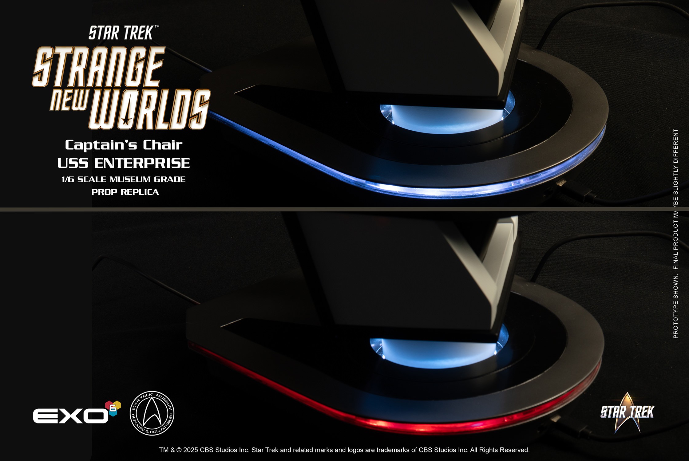 Star Trek U.S.S. Enterprise Command Chair Prop Replica  (Prototype Shown) View 8
