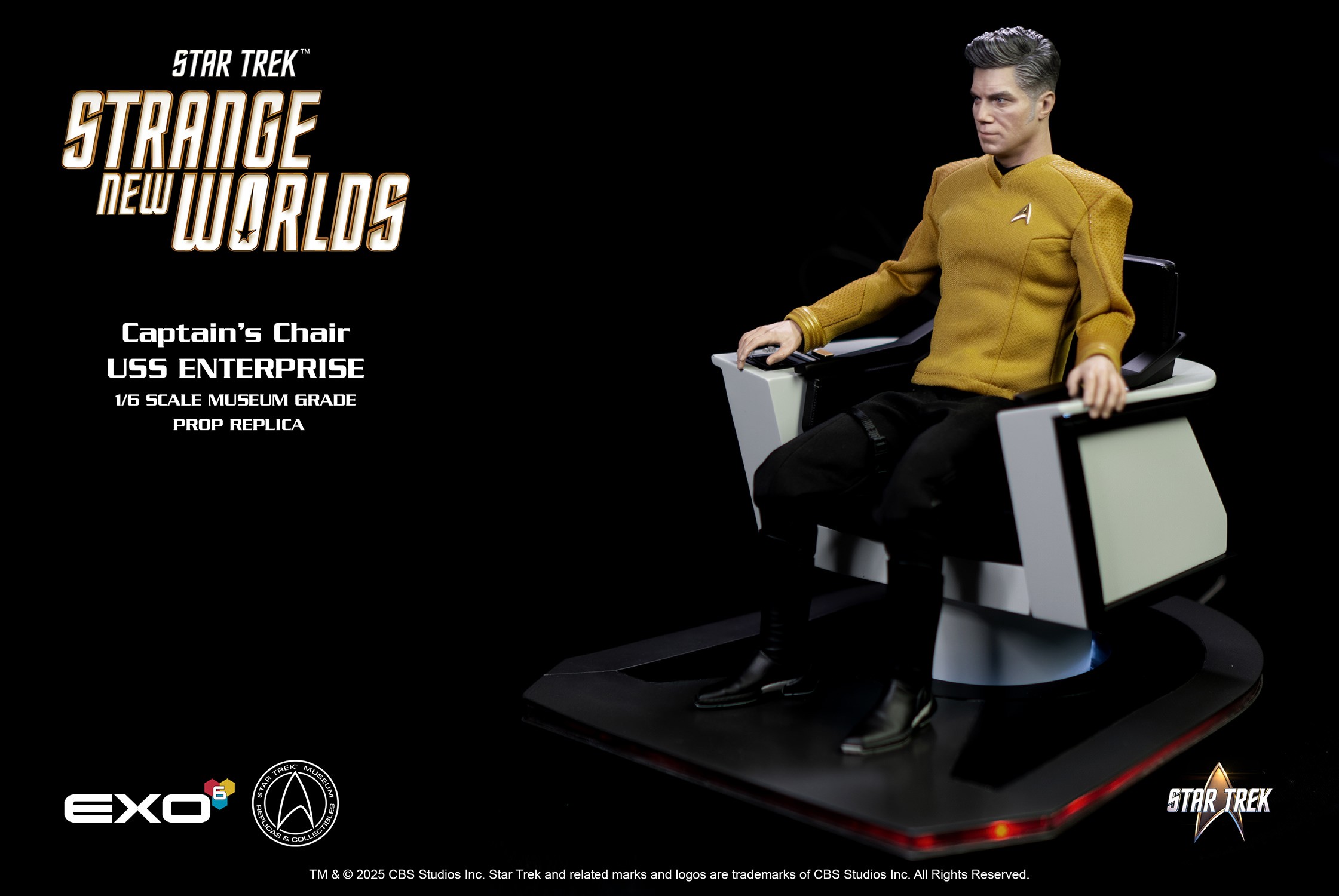 Star Trek U.S.S. Enterprise Command Chair Prop Replica  (Prototype Shown) View 9