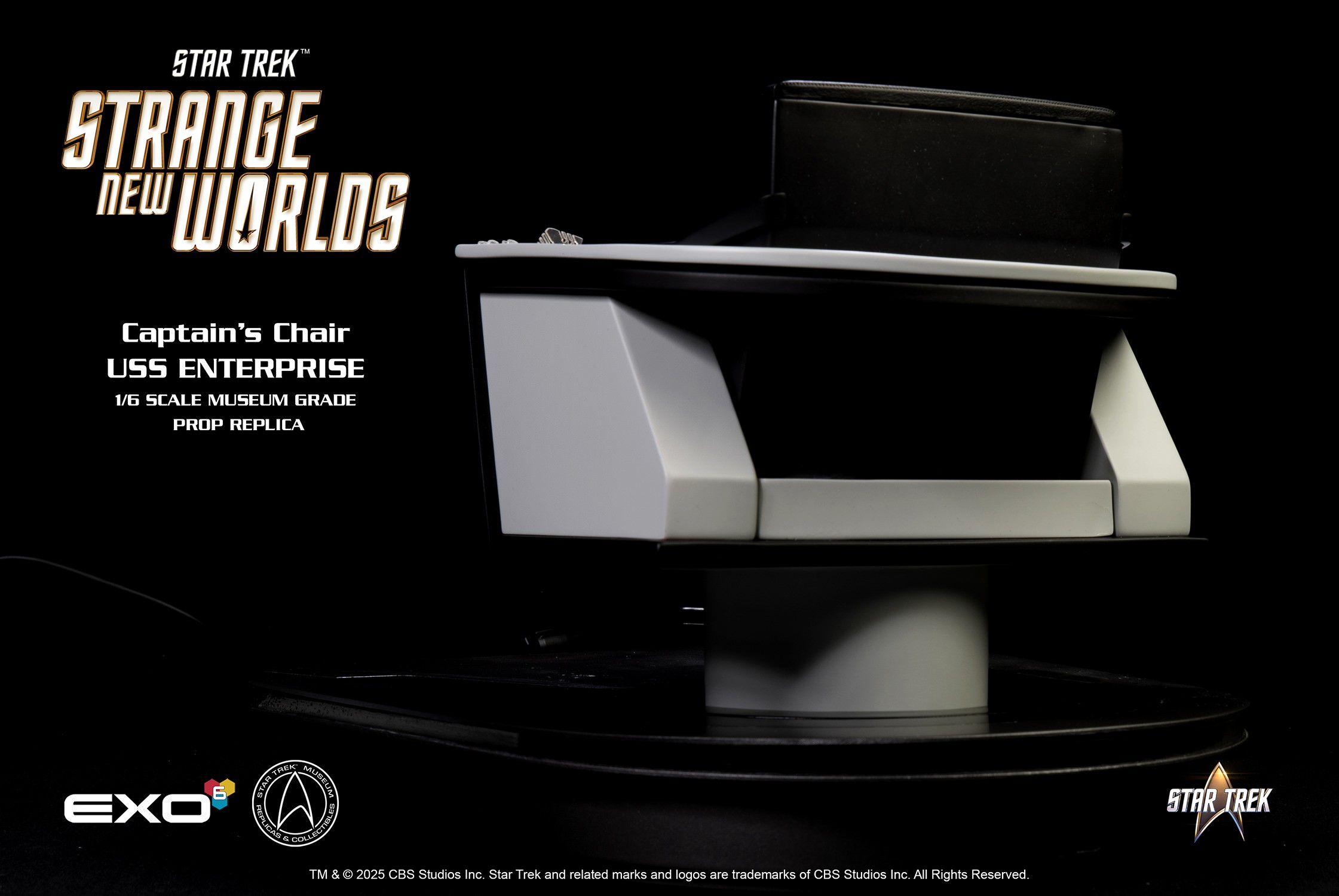 Star Trek U.S.S. Enterprise Command Chair Prop Replica  (Prototype Shown) View 10