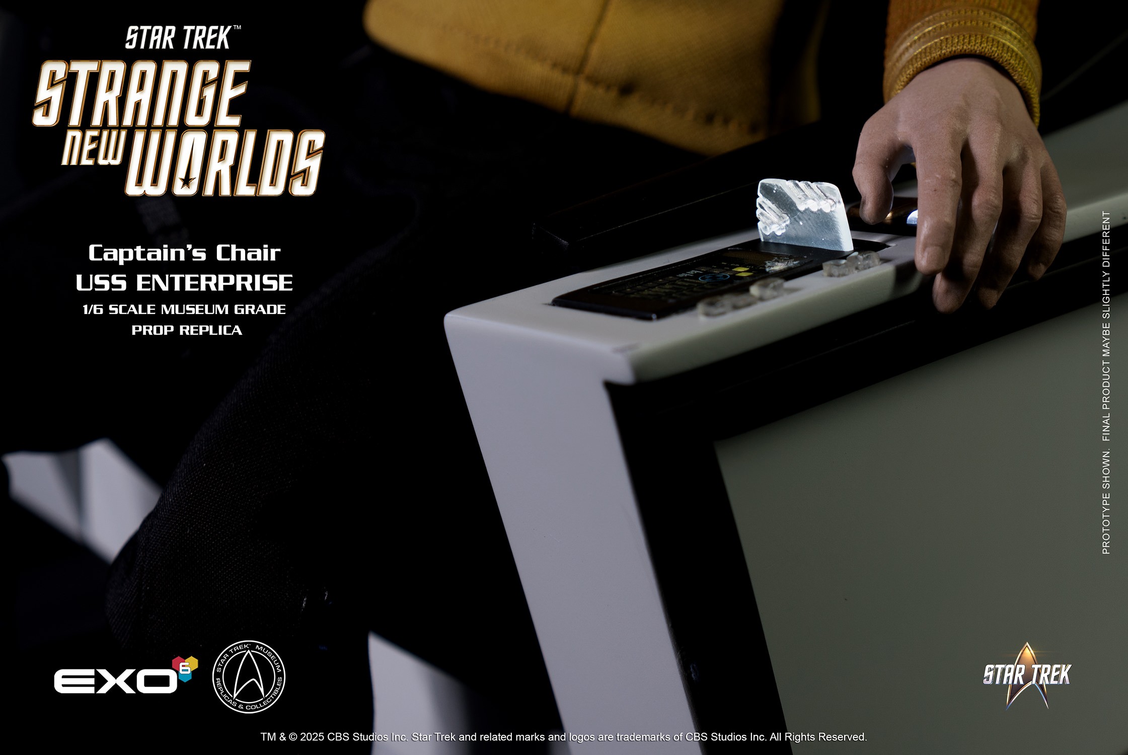 Star Trek U.S.S. Enterprise Command Chair Prop Replica  (Prototype Shown) View 14