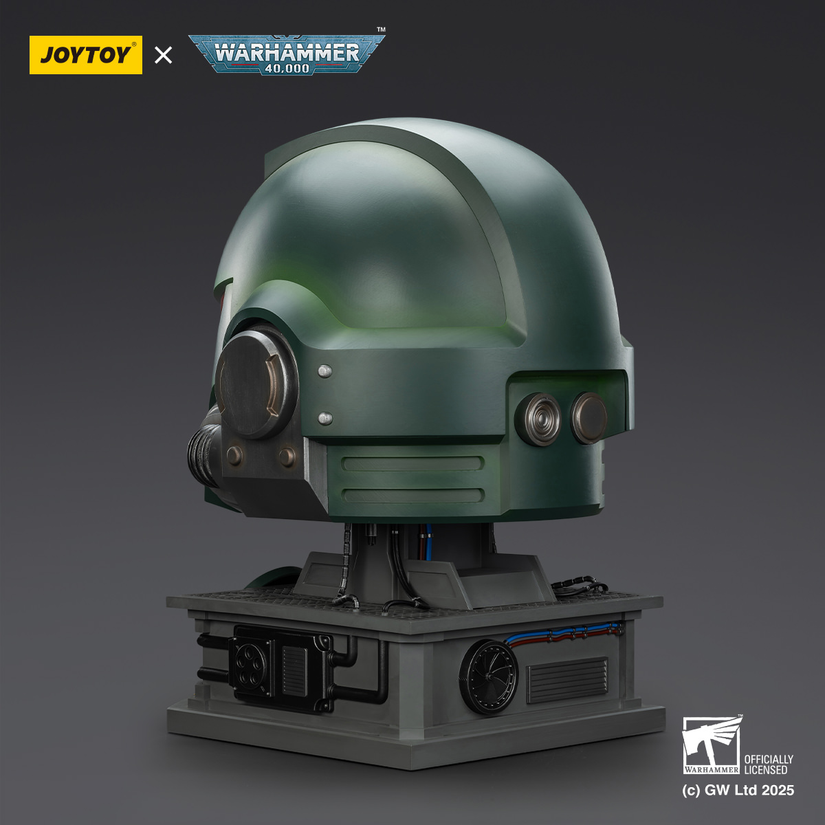 Warhammer 40K Dark Angels MkX Helmet & Display Stand Prop Replica  (Prototype Shown) View 6