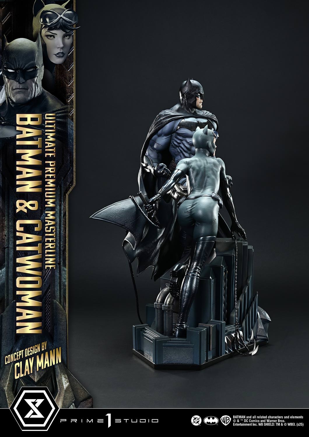 DC Comics Batman & Catwoman Quarter Scale Statue  (Prototype Shown) View 11