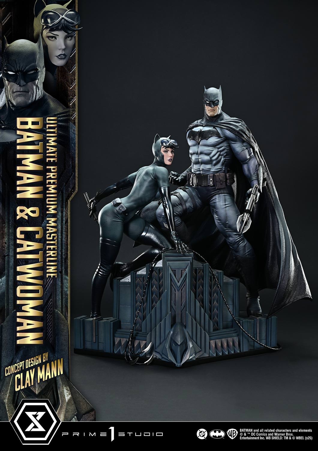 DC Comics Batman & Catwoman Quarter Scale Statue  (Prototype Shown) View 12