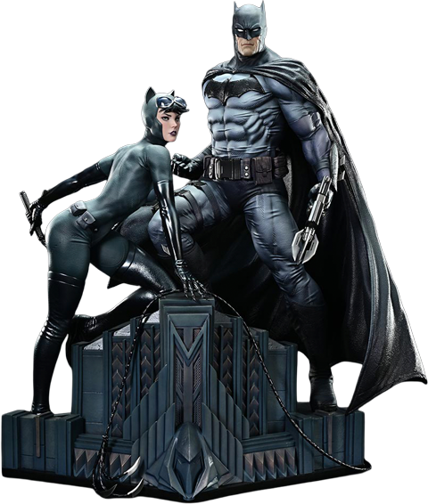 DC Comics Batman & Catwoman Quarter Scale Statue  (Prototype Shown) View 19