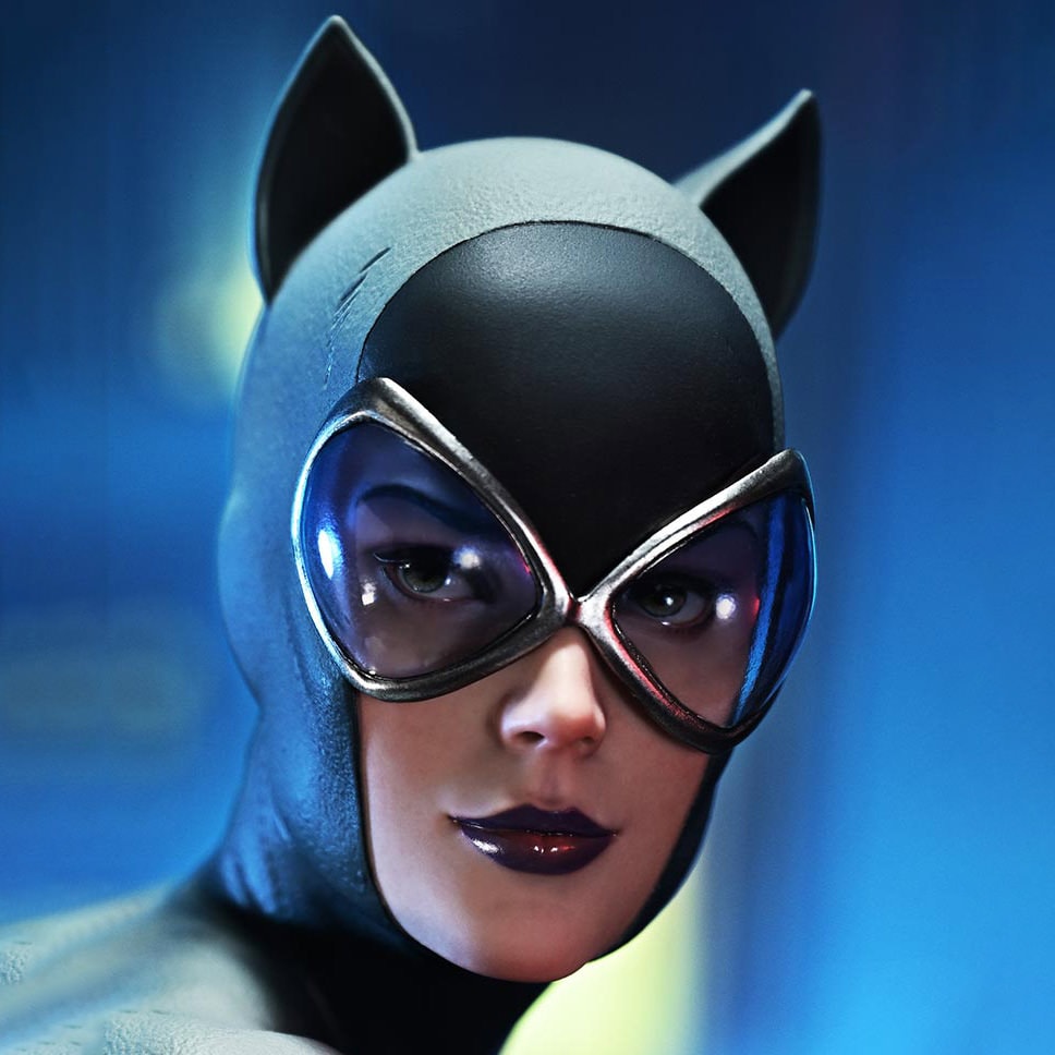 DC Comics Batman & Catwoman (Bonus Version) Quarter Scale Statue  (Prototype Shown) View 5