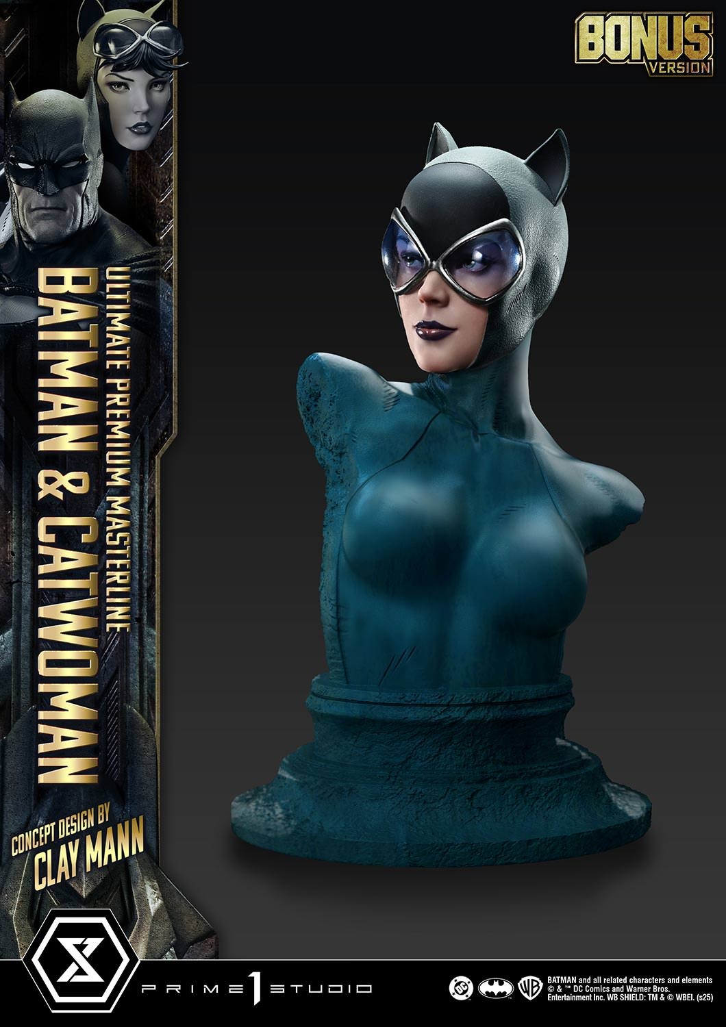 DC Comics Batman & Catwoman (Bonus Version) Quarter Scale Statue  (Prototype Shown) View 14
