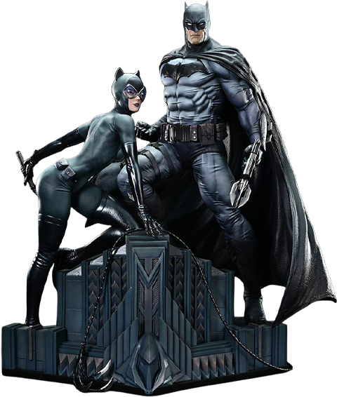 DC Comics Batman & Catwoman (Bonus Version) Quarter Scale Statue  (Prototype Shown) View 15