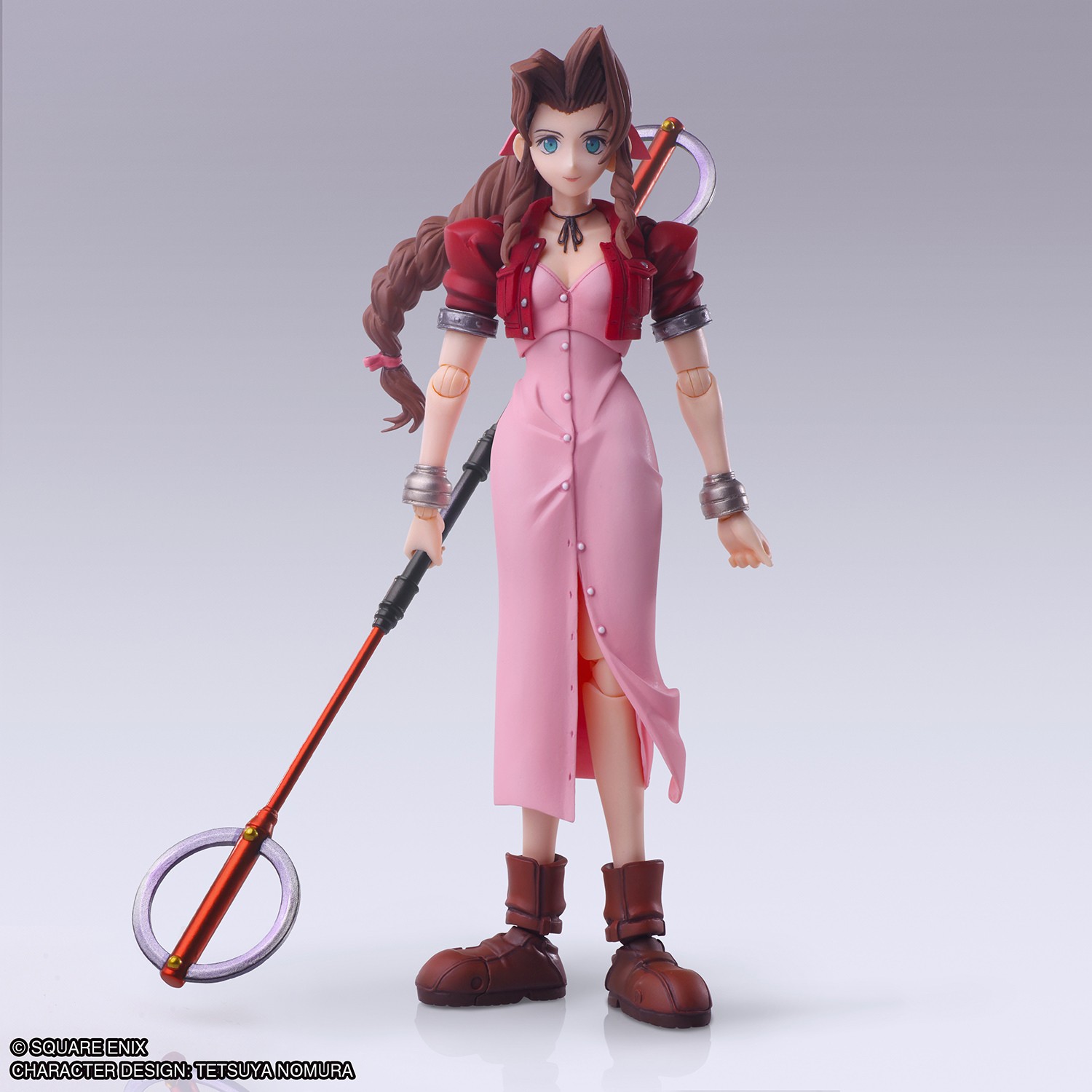 Final Fantasy Aerith Gainsborough (Mythril Rod Ver.) Action Figure  (Prototype Shown) View 6