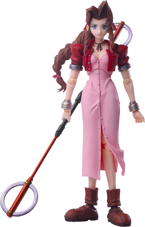 Final Fantasy Aerith Gainsborough (Mythril Rod Ver.) Action Figure  (Prototype Shown) View 8