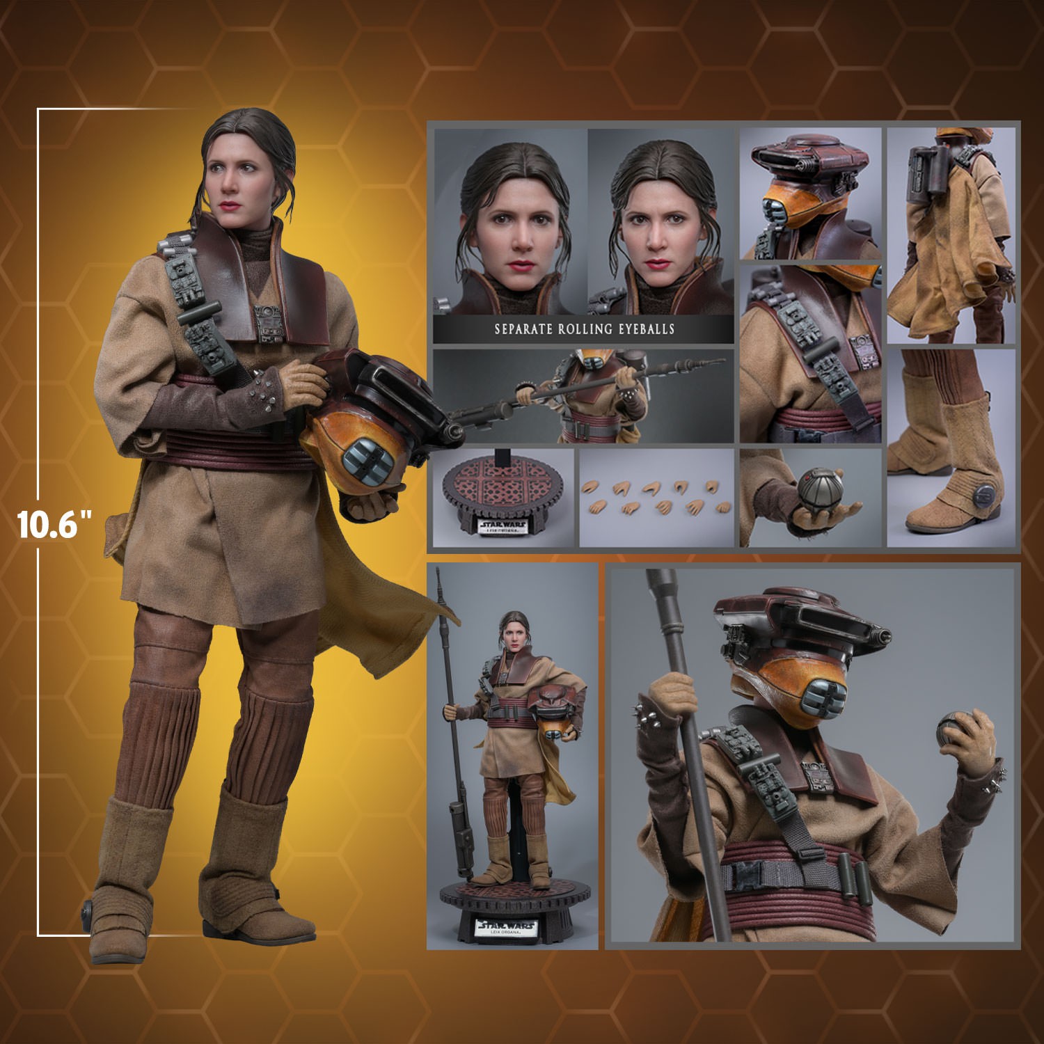 Leia Organa (Boushh Disguise)™ Sixth Scale Figure by Hot Toys
