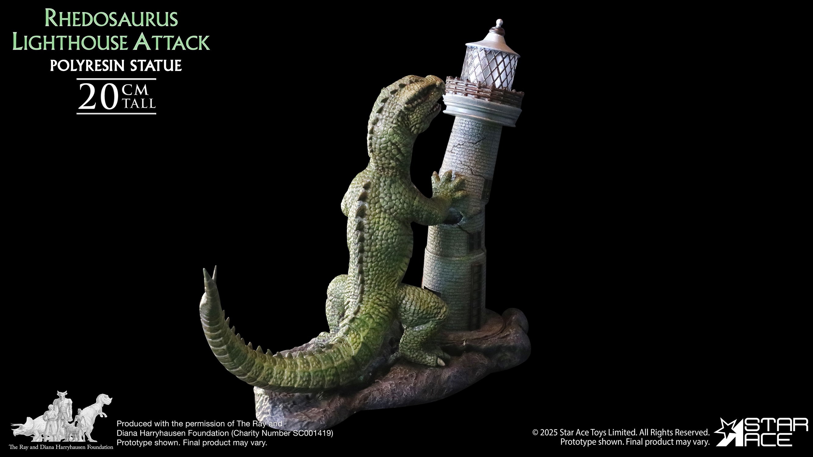 Ray Harryhausen Rhedosaurus Lighthouse Attack Statues  (Prototype Shown) View 7