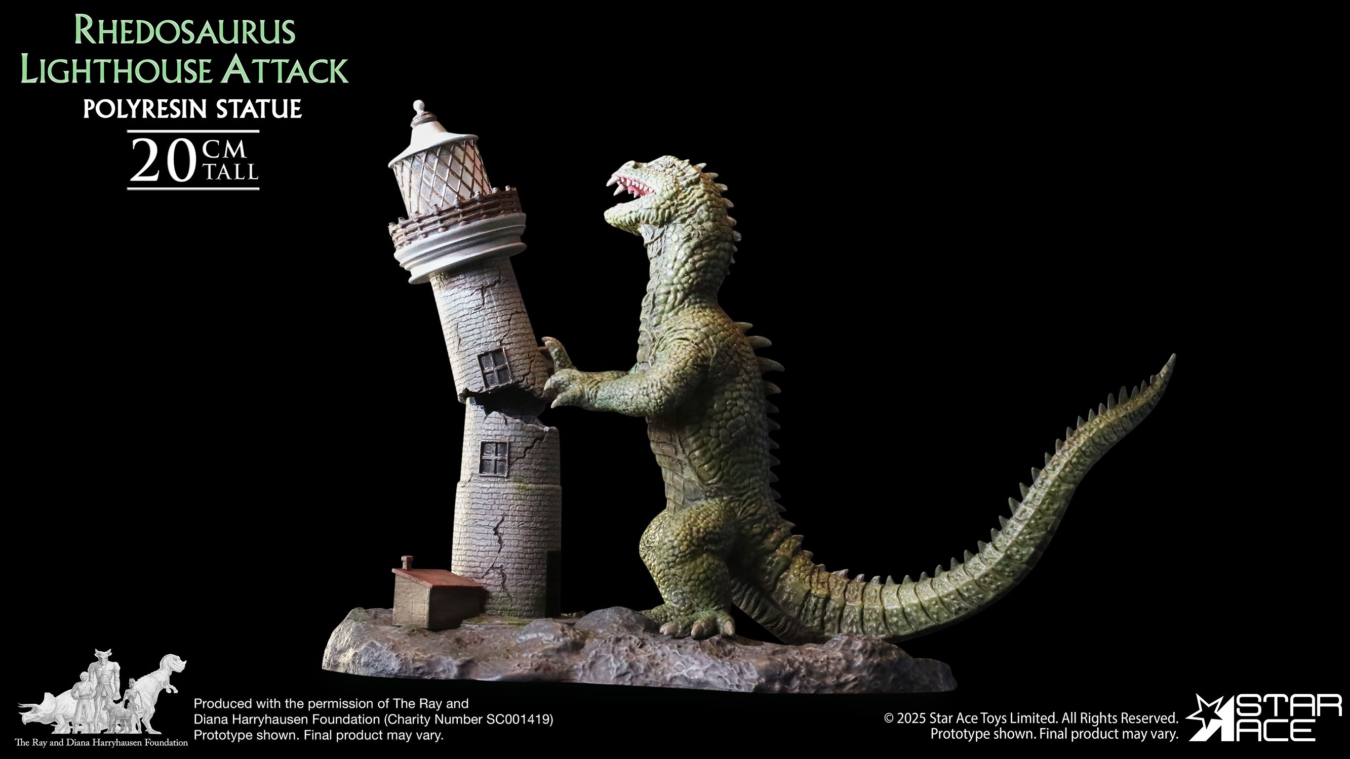Ray Harryhausen Rhedosaurus Lighthouse Attack Statues  (Prototype Shown) View 8