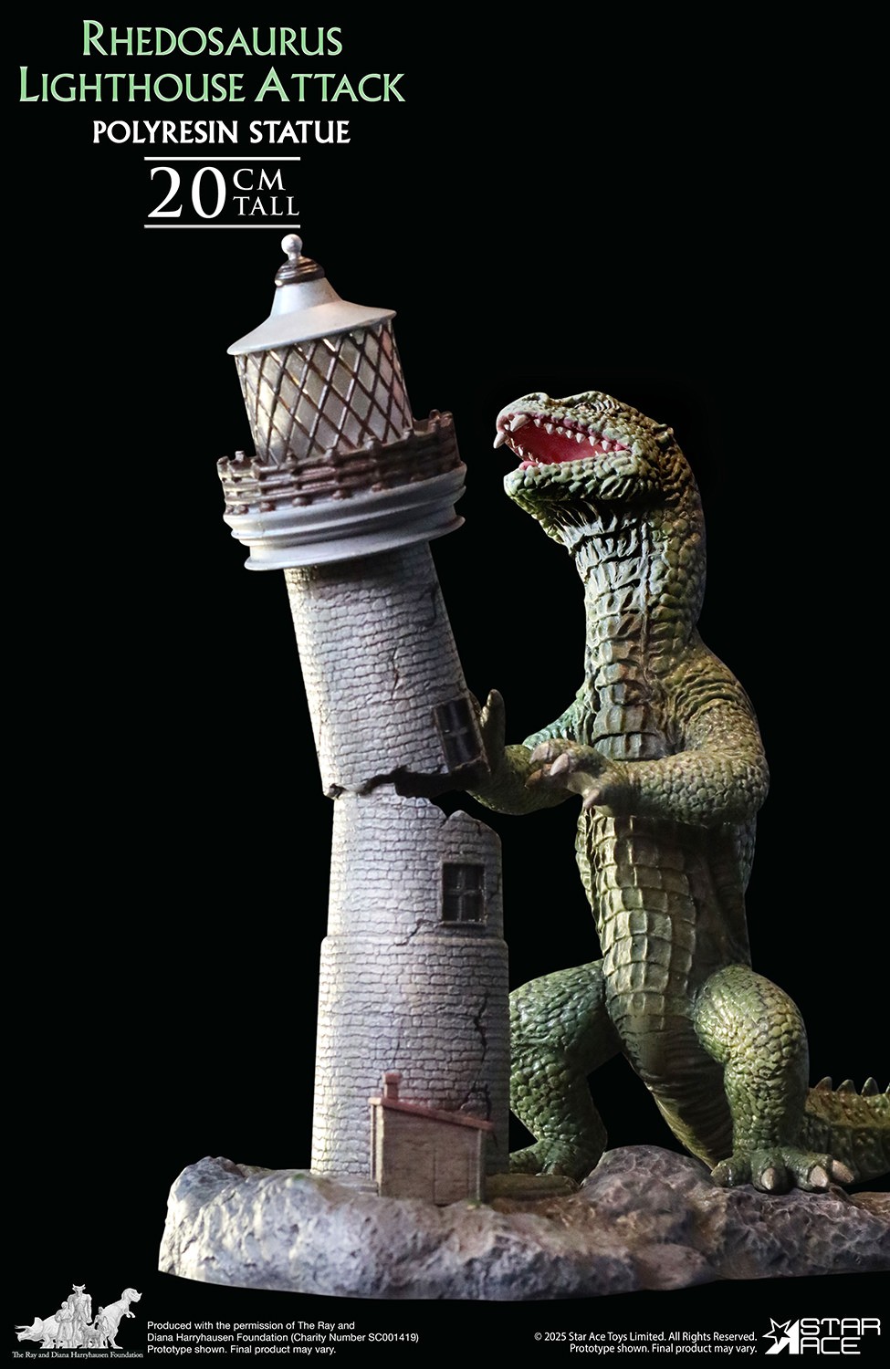 Ray Harryhausen Rhedosaurus Lighthouse Attack Statues  (Prototype Shown) View 9