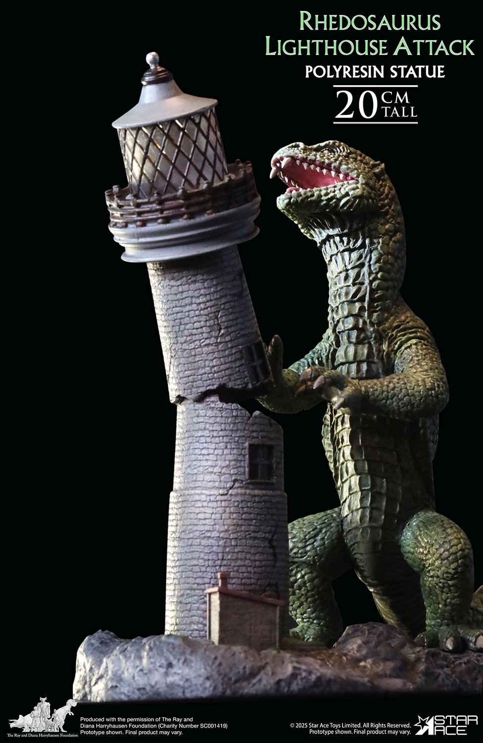Ray Harryhausen Rhedosaurus Lighthouse Attack Statues  (Prototype Shown) View 11