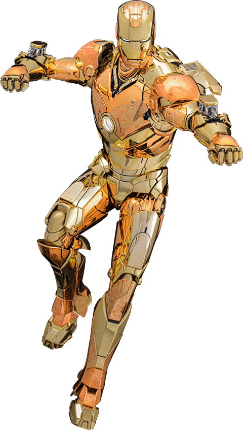 Marvel Iron Man Mark III (Golden & Copper Gold Version) Sixth Scale Figure  (Prototype Shown) View 13