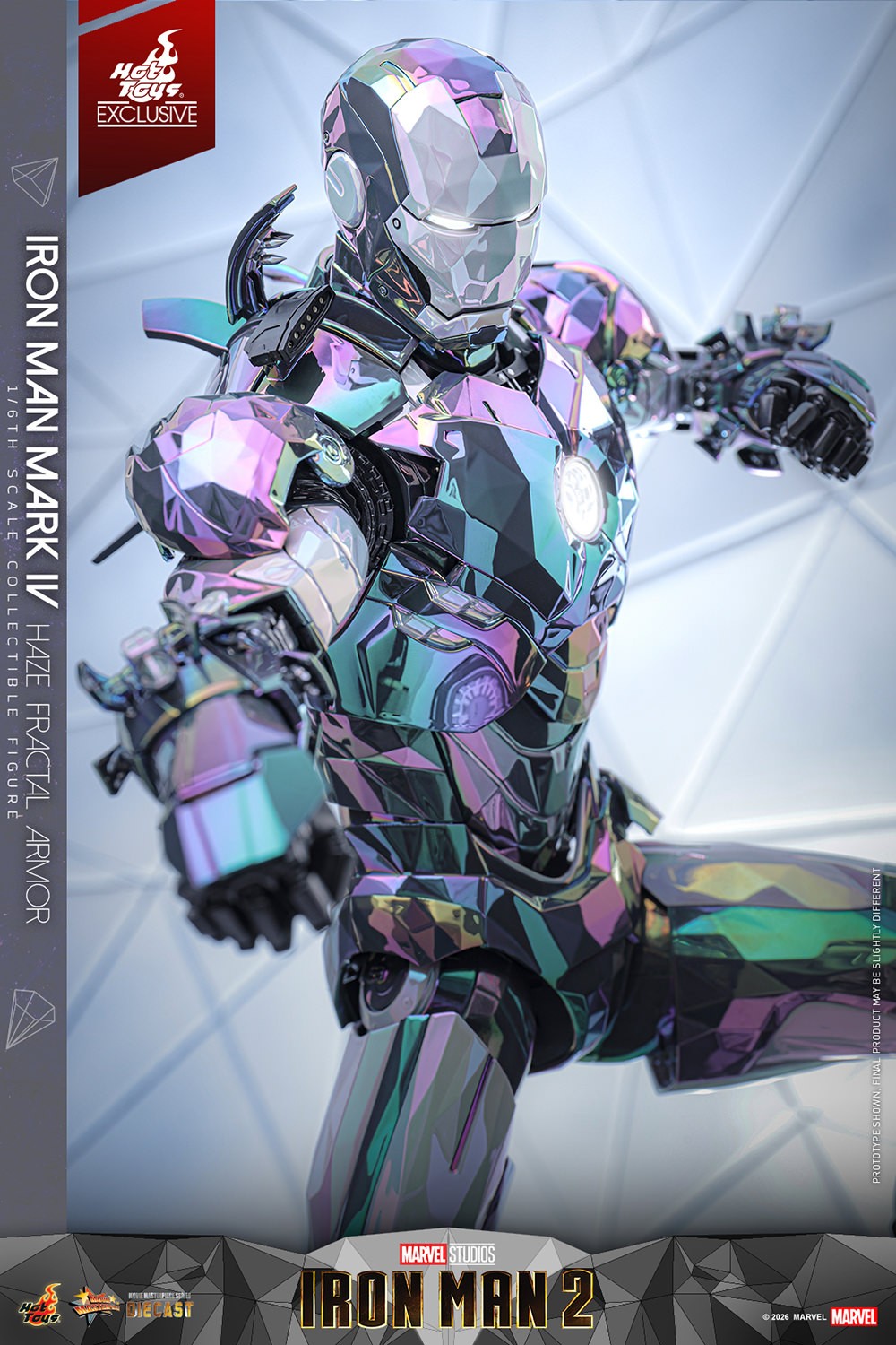 Marvel Iron Man Mark IV (Haze Fractal Armor) Sixth Scale Figure  (Prototype Shown) View 5