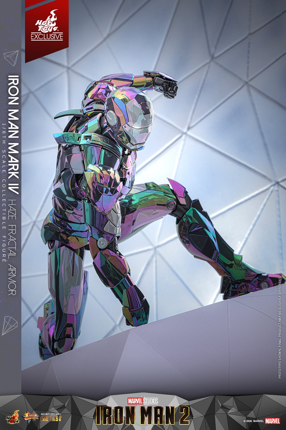 Marvel Iron Man Mark IV (Haze Fractal Armor) Sixth Scale Figure  (Prototype Shown) View 7