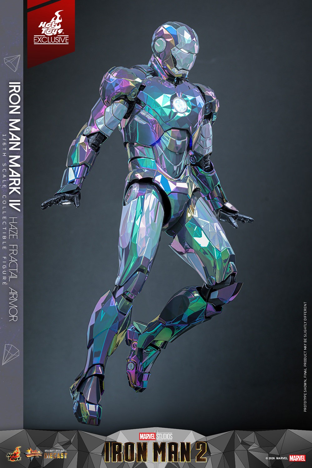 Marvel Iron Man Mark IV (Haze Fractal Armor) Sixth Scale Figure  (Prototype Shown) View 9