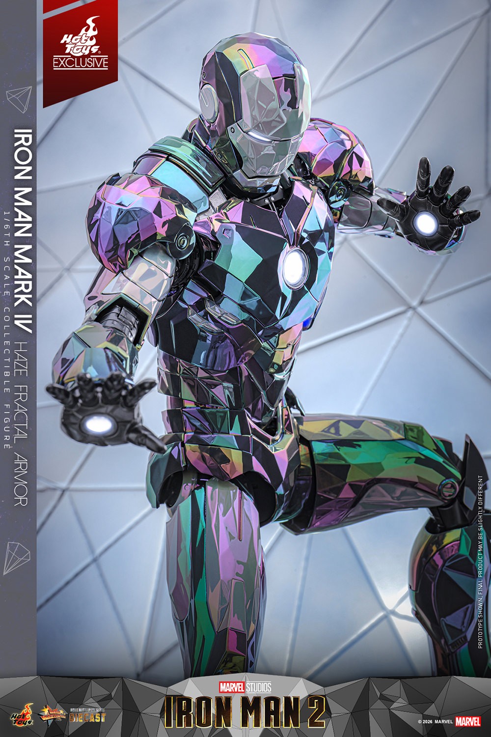 Marvel Iron Man Mark IV (Haze Fractal Armor) Sixth Scale Figure  (Prototype Shown) View 12