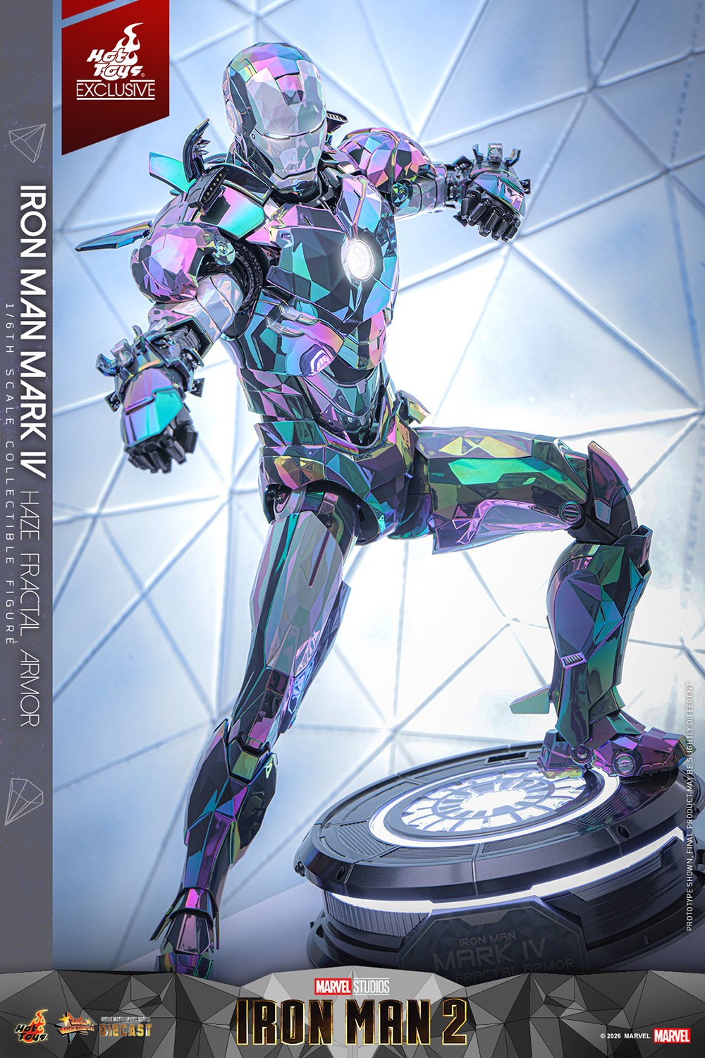 Marvel Iron Man Mark IV (Haze Fractal Armor) Sixth Scale Figure  (Prototype Shown) View 14