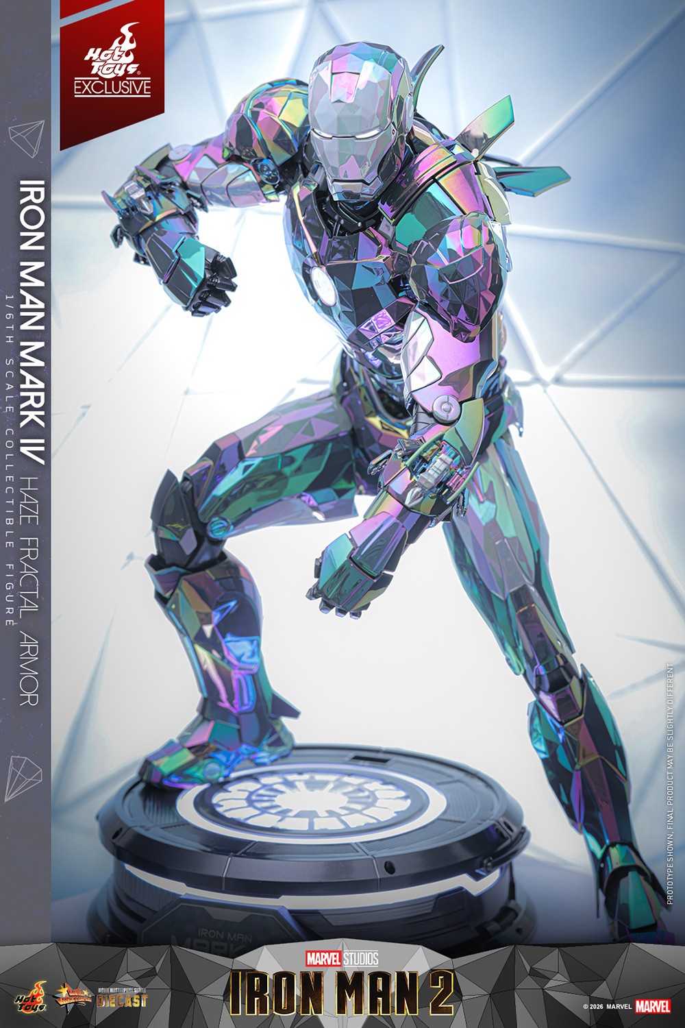 Marvel Iron Man Mark IV (Haze Fractal Armor) Sixth Scale Figure  (Prototype Shown) View 17