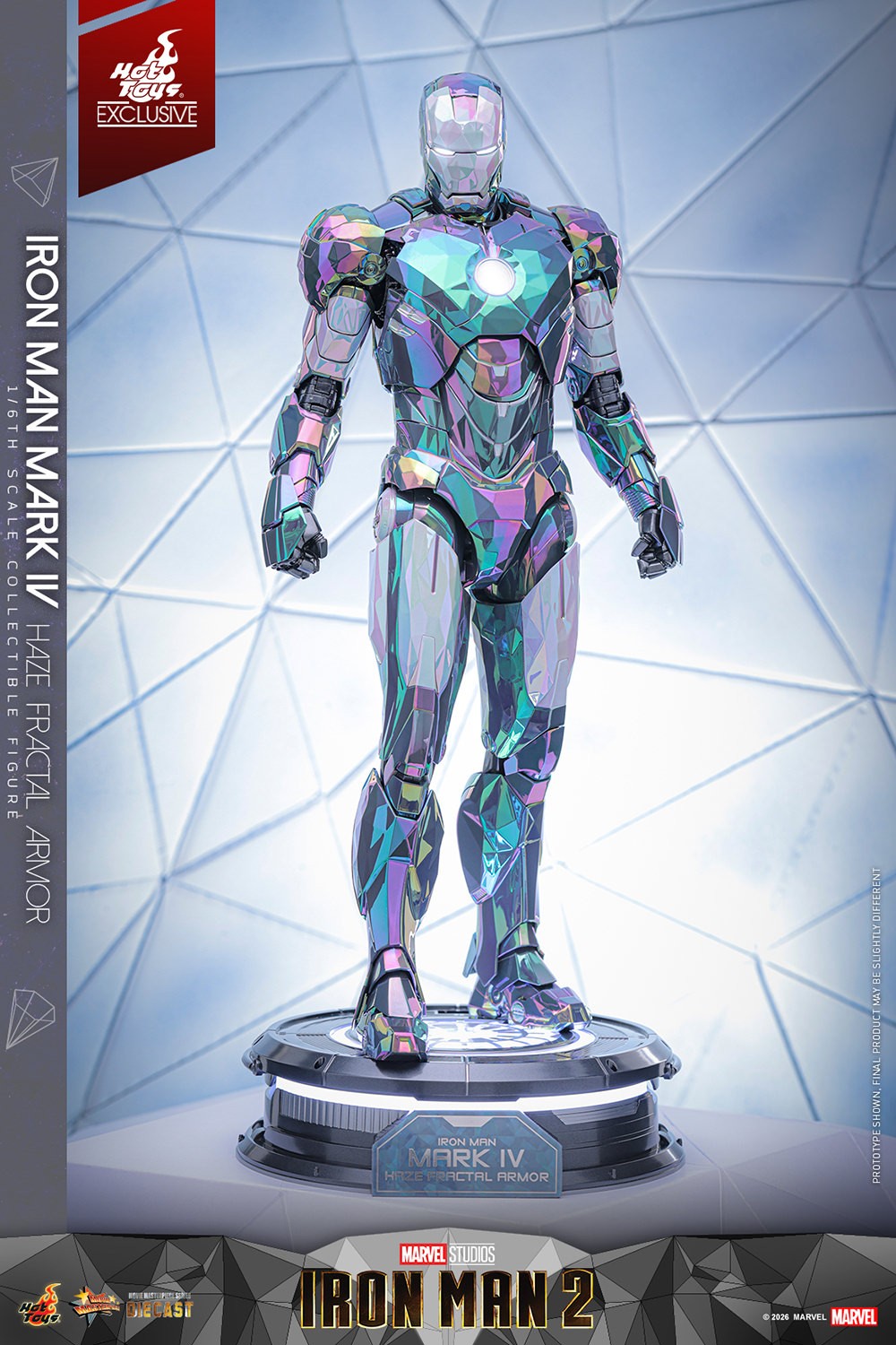 Marvel Iron Man Mark IV (Haze Fractal Armor) Sixth Scale Figure  (Prototype Shown) View 18