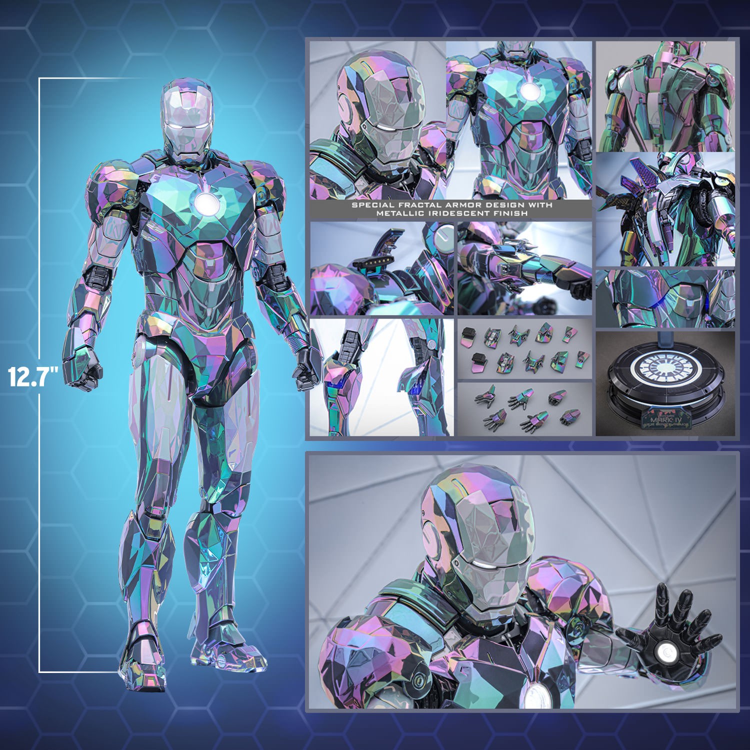 Iron Man Mark IV (Haze Fractal Armor Version) Sixth Scale Figure