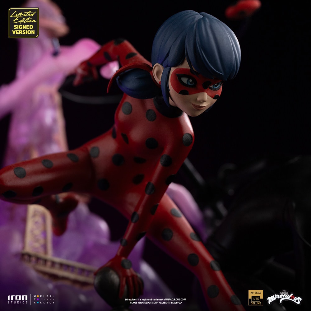 Miraculous: Tales of Ladybug and Cat Noir Ladybug and Cat Noir (Numbered and Signed) Deluxe 1:10 Scale Statue  (Prototype Shown) View 9