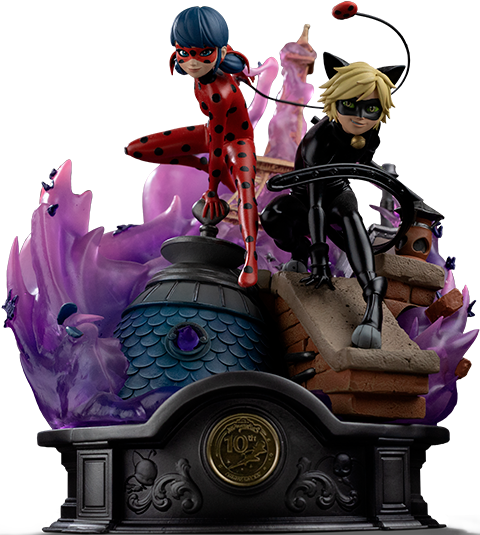 Miraculous: Tales of Ladybug and Cat Noir Ladybug and Cat Noir (Numbered and Signed) Deluxe 1:10 Scale Statue  (Prototype Shown) View 17