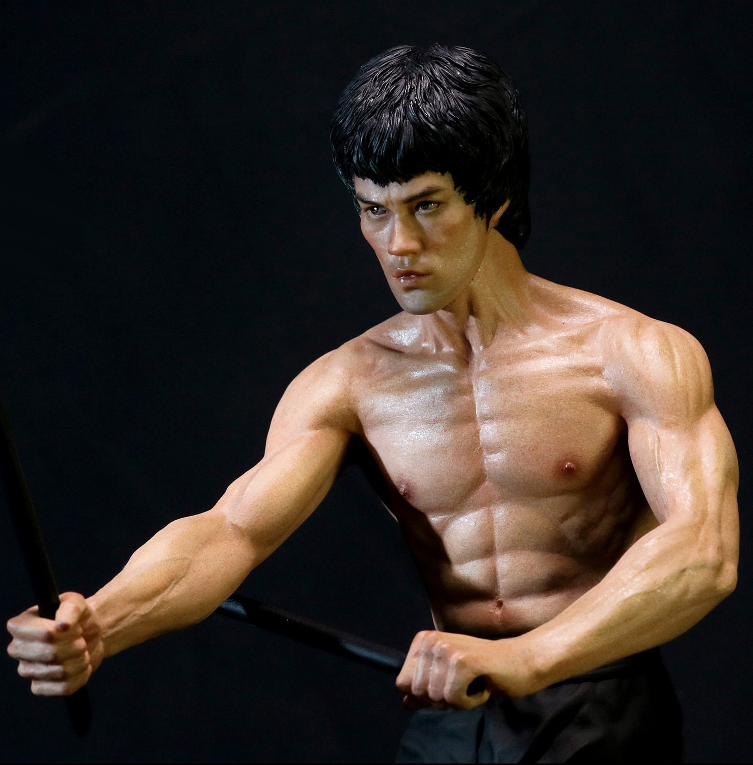 Bruce Lee Bruce Lee (Kali Sticks Fight) Deluxe Statues  (Prototype Shown) View 4