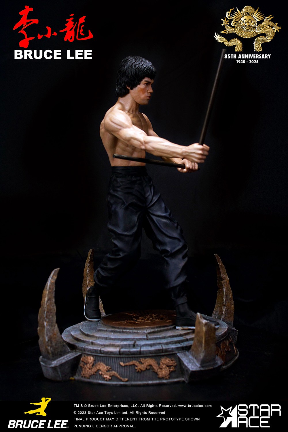 Bruce Lee Bruce Lee (Kali Sticks Fight) Deluxe Statues  (Prototype Shown) View 6