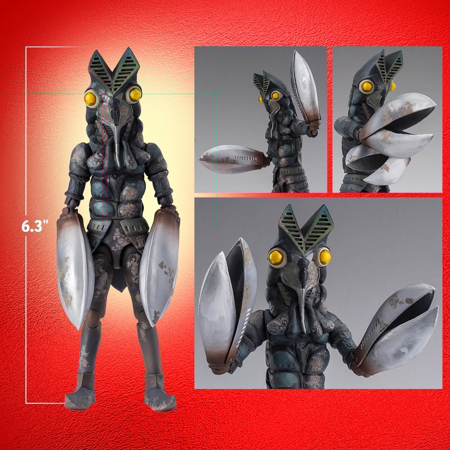 Alien Baltan 60th Anniversary Edition Action Figure by Tamashii