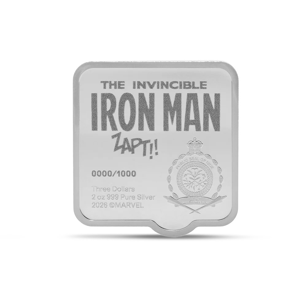 Marvel Iron Man 'ZAPT!!' Silver Collectible  (Prototype Shown) View 3