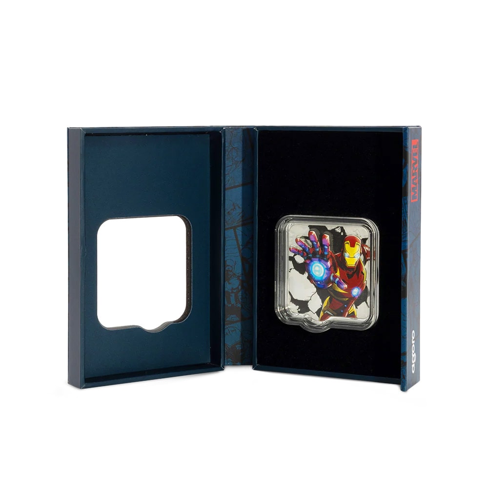 Marvel Iron Man 'ZAPT!!' Silver Collectible  (Prototype Shown) View 6