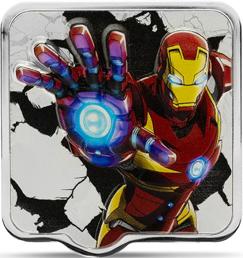 Iron Man 'ZAPT!!' Silver Collectible by Agoro | Sideshow Collectibles