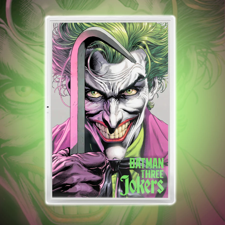 Batman Three Jokers #1 - The Clown Silver Collectible by Agoro