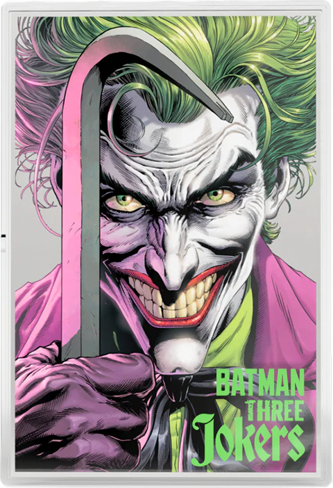 Batman Three Jokers #1 - The Clown Silver Collectible by Agoro