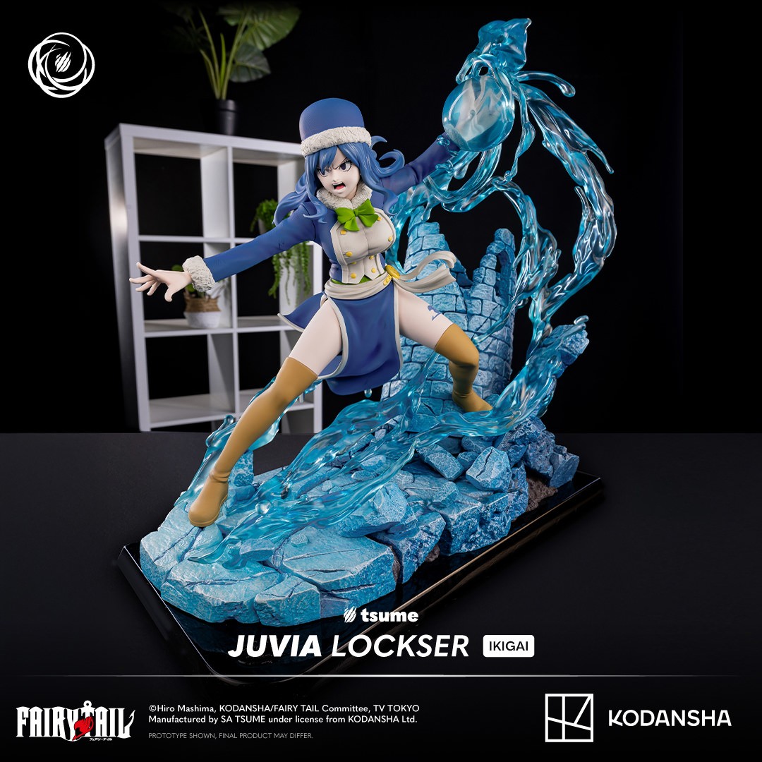 Fairy Tail Juvia Lockser Ikigai Statues  (Prototype Shown) View 1