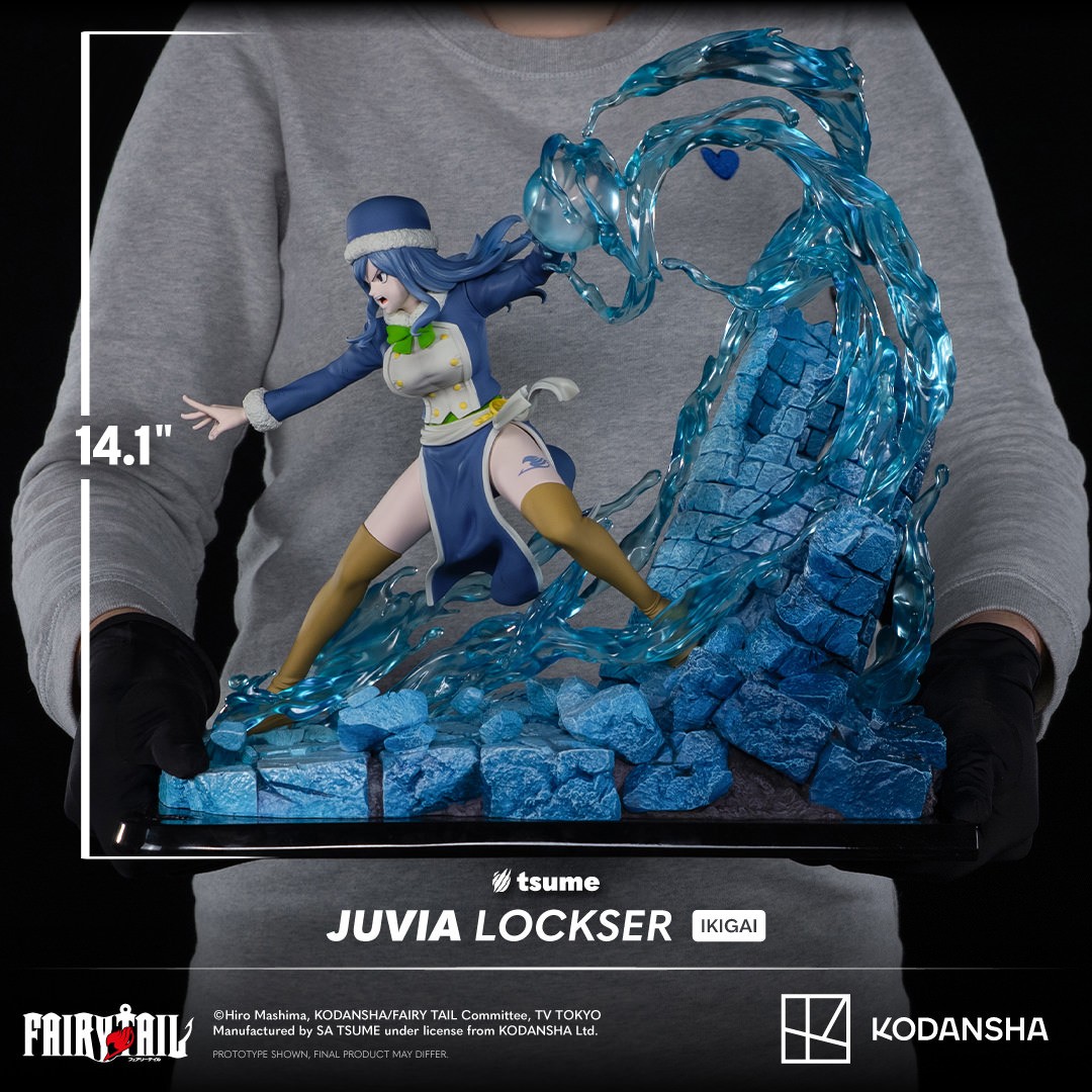 Fairy Tail Juvia Lockser Ikigai Statues  (Prototype Shown) View 2
