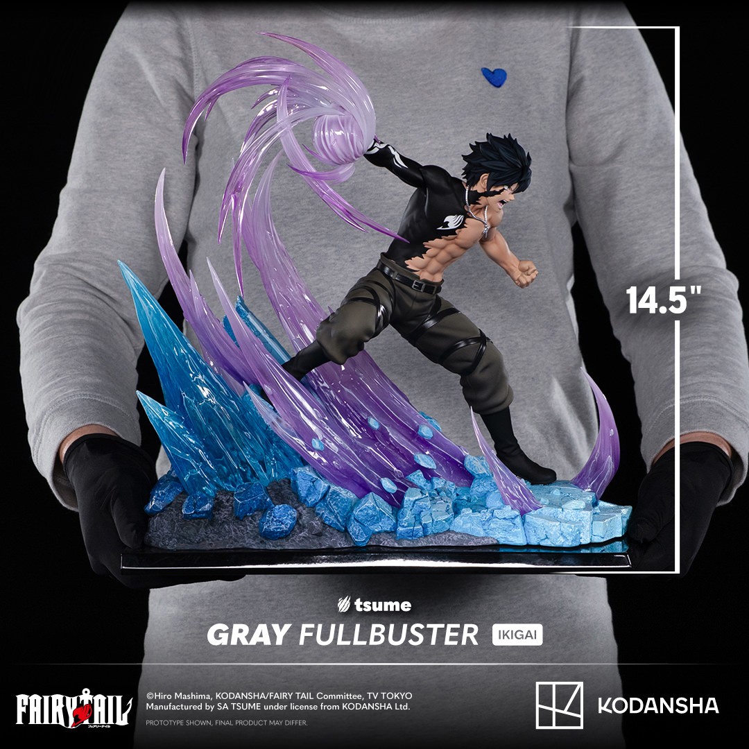 Fairy Tail Gray Fullbuster Ikigai Statues  (Prototype Shown) View 2