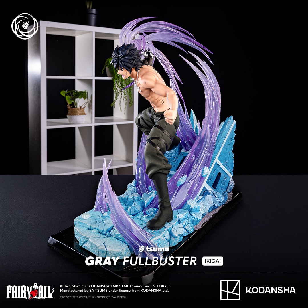 Fairy Tail Gray Fullbuster Ikigai Statues  (Prototype Shown) View 8