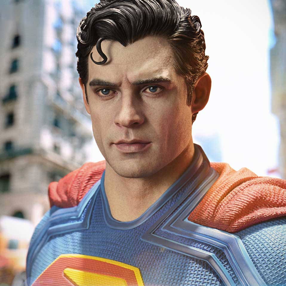 DC Comics Superman with Krypto 1:3 Scale Statue  (Prototype Shown) View 5