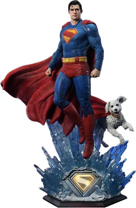 DC Comics Superman with Krypto 1:3 Scale Statue  (Prototype Shown) View 17